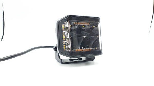 70 watt side shooter met amber flitser ECE R65