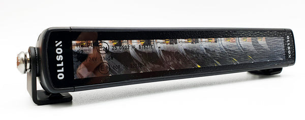 10"/ 25cm, 3780 Lumens, 45 watt Ollson Edge-less LED bar floodlight beam